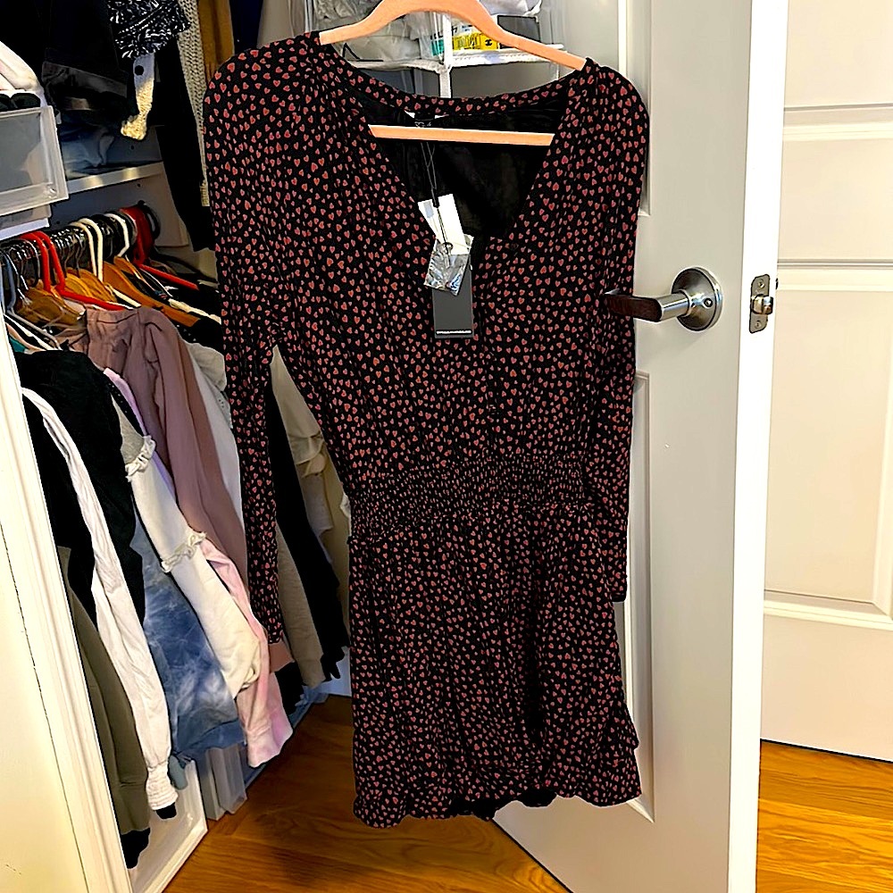NWT rails heart smocked waste dress size m medium